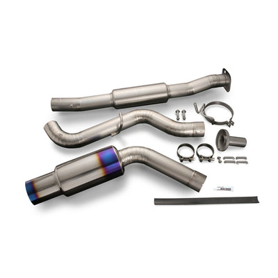 RSE FULL TITANIUM MUFFLER EXHAUST TYPE-R FOR SUBARU WRX STI GV VA JDM EJ20 EJ25 FA20DIT RB6090-SB01D