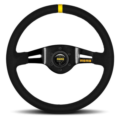 MOMO MOD 03 Black Suede 350mm Steering Wheel - 11150405211R