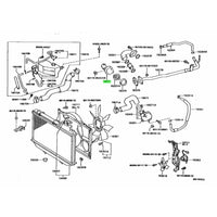 TOYOTA OEM JZA80 2JZGTE Thermostat Housing 16321-46050