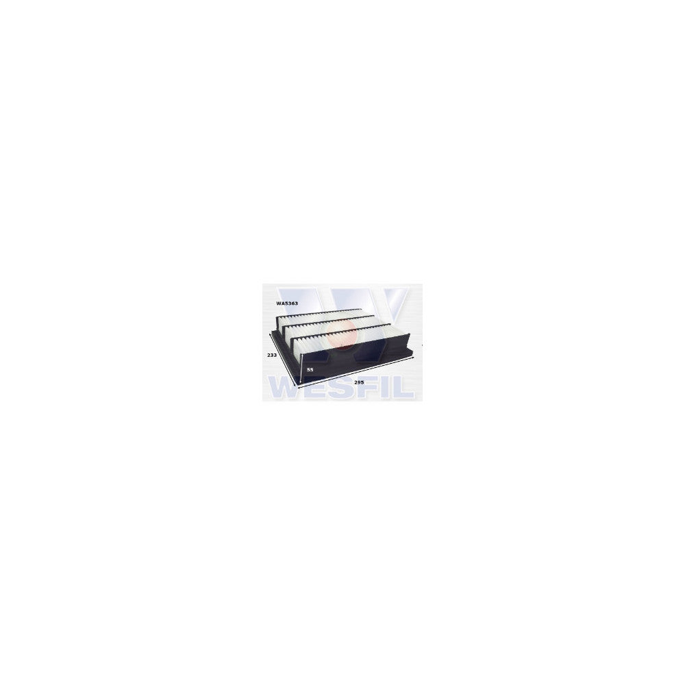 Wesfil AIR FILTER A1865 SSANGYONG - WA5363