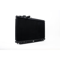 CSF Racing 2-Row 42mm Race Spec Aluminium Radiator - Black for Toyota Supra JZA80 93-98