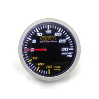 GFB 52mm Mechanical Boost Pressure Gauge 30psi