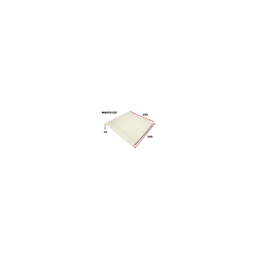 Wesfil CABIN FILTER RCA219P FIATWACF0125