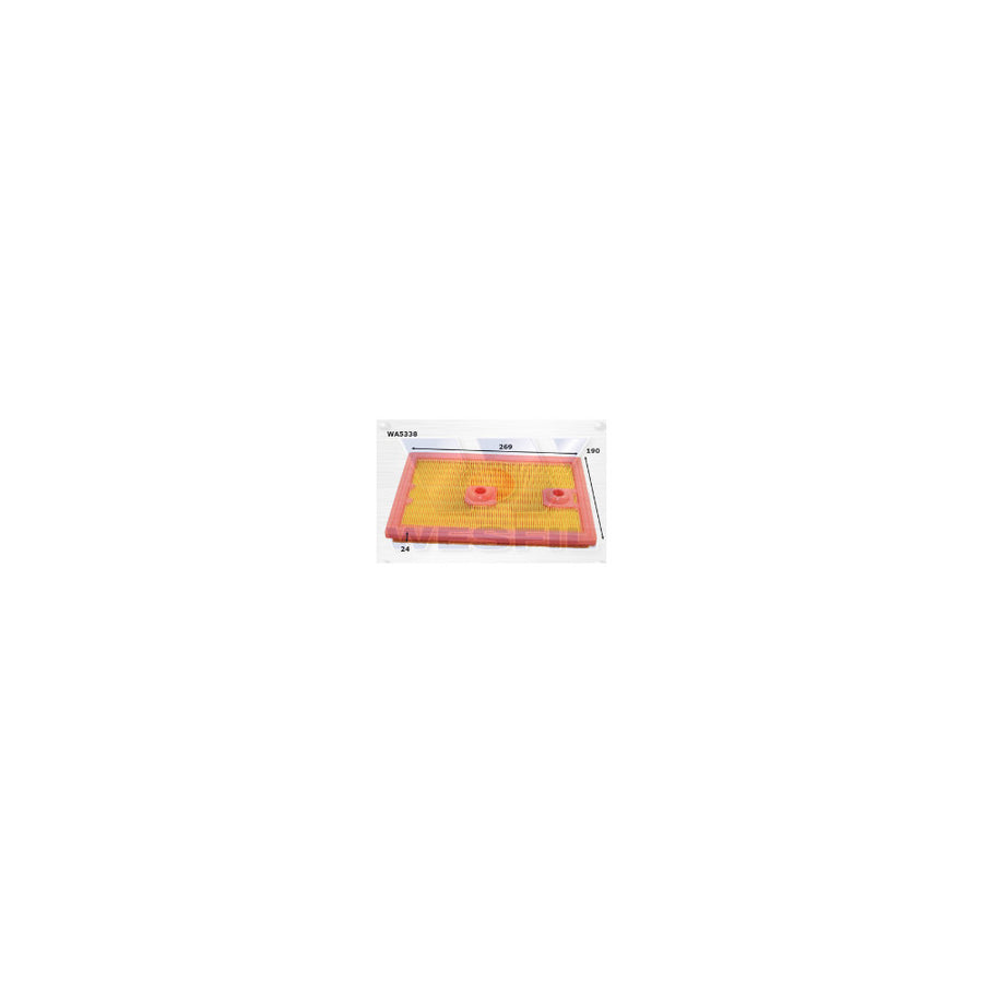Wesfil AIR FILTER A1841 AUDI/VW/SKODA - WA5338