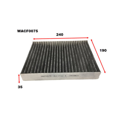 Wesfil CABIN FILTER RCA168P FORDWACF0075