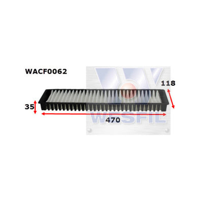 Wesfil CABIN FILTER RCA225C MINIWACF0062