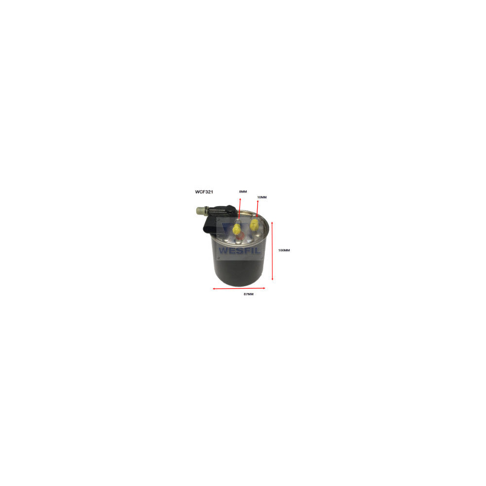 Wesfil DIESEL FUEL FILTER Z1042 MERCEDES - WCF321