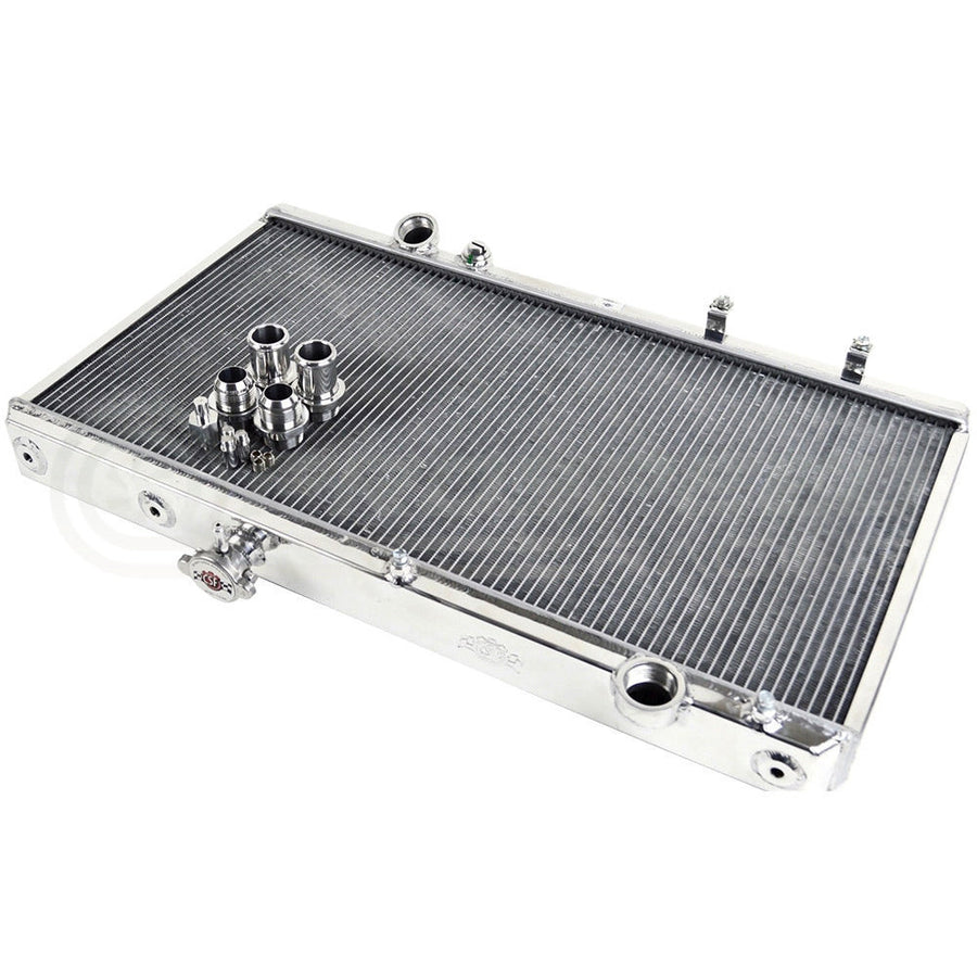 CSF Racing 2-Row 42mm Race Spec Aluminium Full Radiator V3 for Honda Civic EG EK 91-00/Integra DC2 94-01 (K Swap)