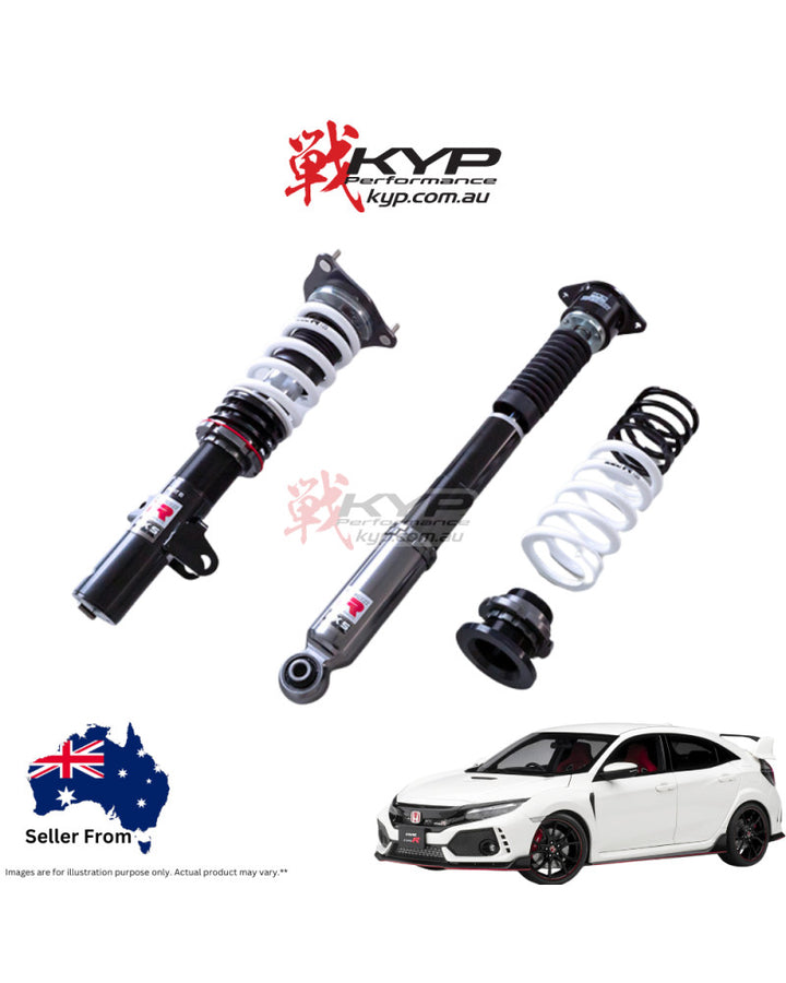 HKS HIPERMAX R SERIES COILOVERS SUSPENSION TYPE FOR HONDA CIVIC TYPE R FK8 K20C