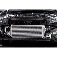 Process West Front Mount Intercooler Kit w/Silver Core, Black Piping for Subaru WRX VA 15-21 - PWFMIC07