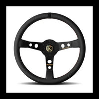 MOMO 60th Anniversario MOD 07 Limited Edition 350mm Steering Wheel - V07ANNIVBK35R