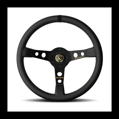 MOMO 60th Anniversario MOD 07 Limited Edition 350mm Steering Wheel - V07ANNIVBK35R