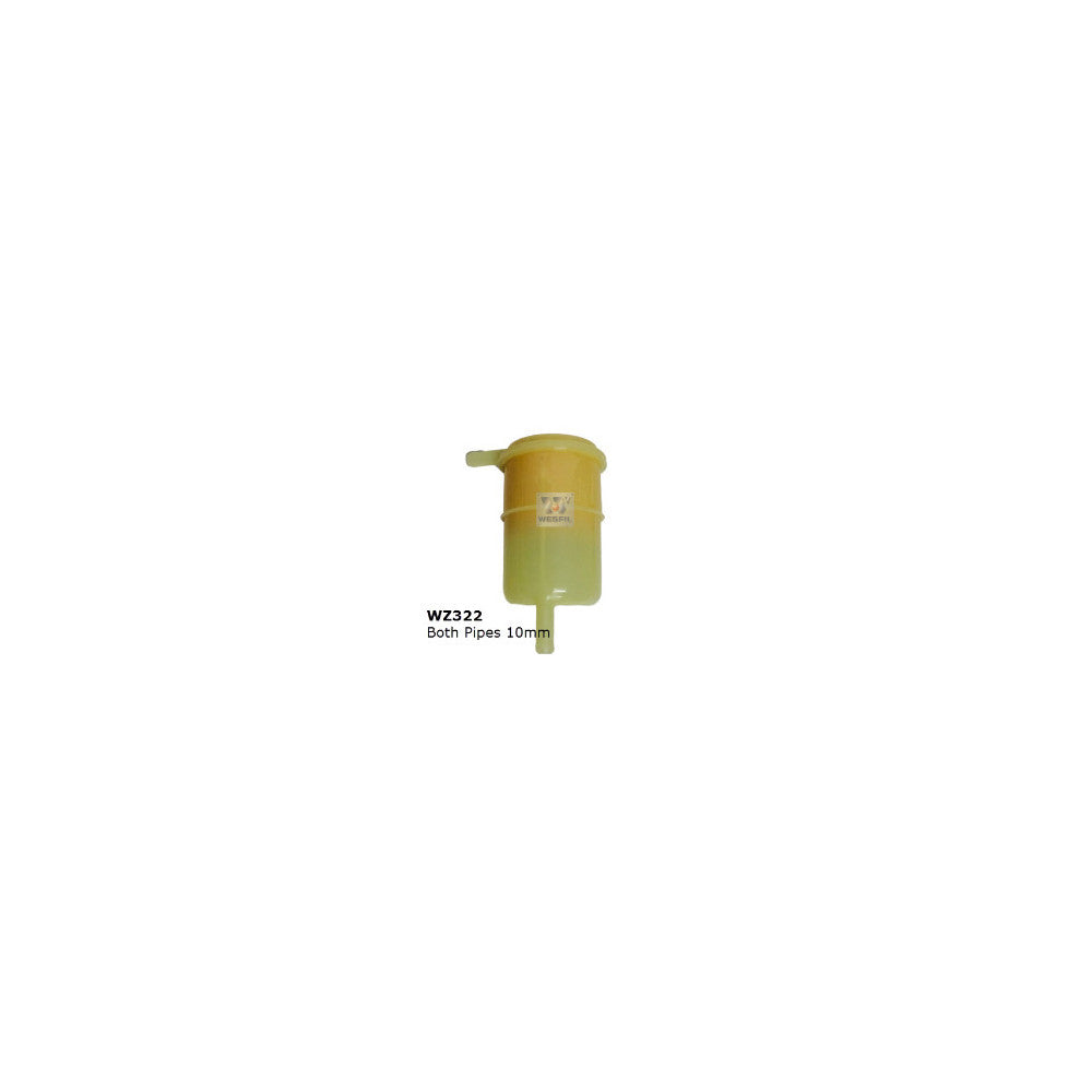 Wesfil PLASTIC IN-LINE FUEL FILTER Z322 NISSAN/FORD - WZ322