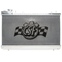 CSF Racing 2-Row 42mm Race Spec Aluminium Radiator - Polished for Subaru Forester XT SG 03-08
