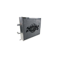 CSF Racing Front Mount Triple-Pass Heat Exchanger w/ Rock Guard - Silver for BMW B48/B58