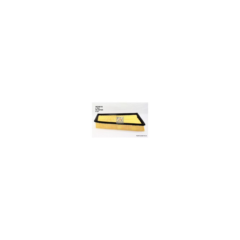 Wesfil AIR FILTER A1604 PEUGEOT - WCA8119