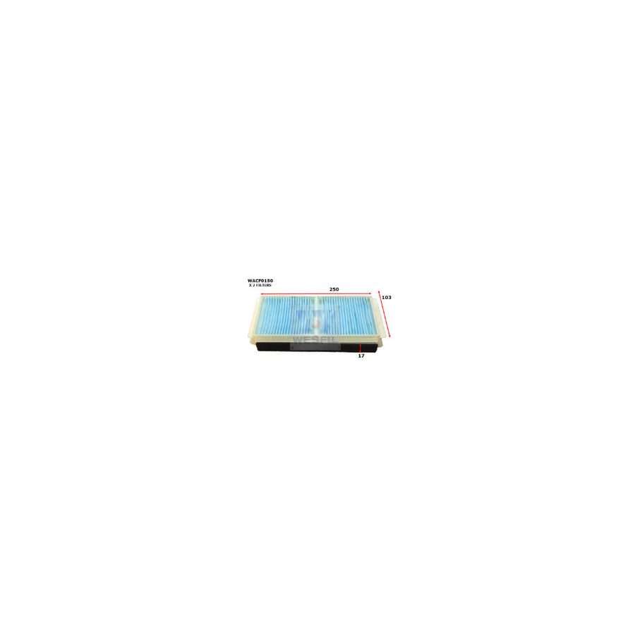 Wesfil CABIN FILTER RCA232P MAZDAWACF0150