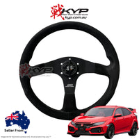 MUGEN RACING III STEERING WHEEL - SUEDE