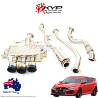 Invidia Q300 Cat Back Exhaust Honda Civic Type-R FK8 17+