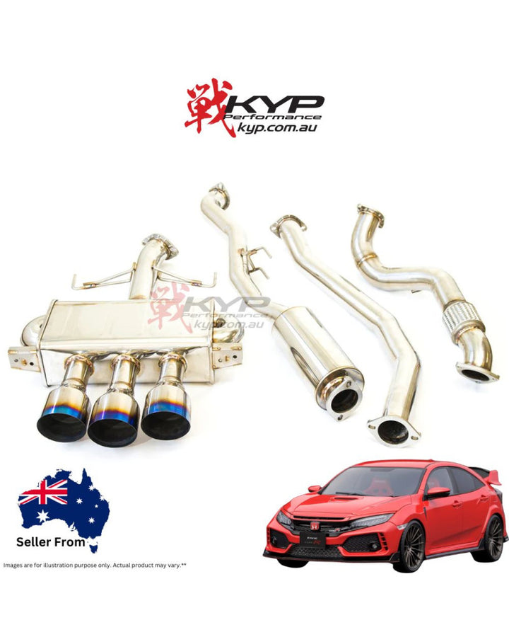 Invidia Q300 Cat Back Exhaust Honda Civic Type-R FK8 17+