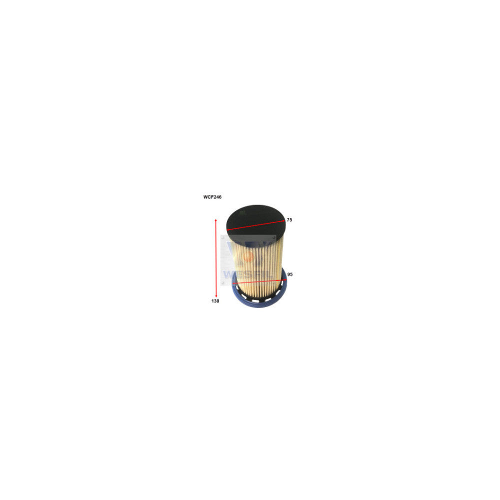 Wesfil DIESEL FILTER R2725P AUDI/VW - WCF246