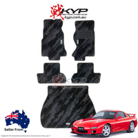 HKS FLOOR AND LUGGAGE MATS OCT RHD SET OF 5 FOR MAZDA RX-7 FD3S 53001-AZ008