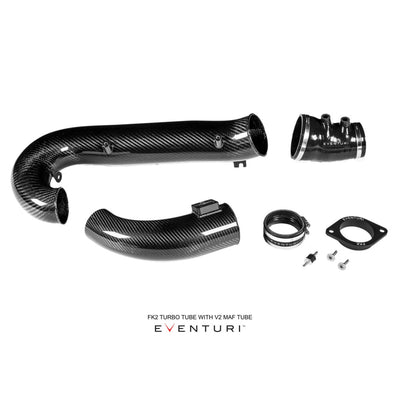 Eventuri Honda FK2 Black Carbon MAF-TUBE and silicone hose