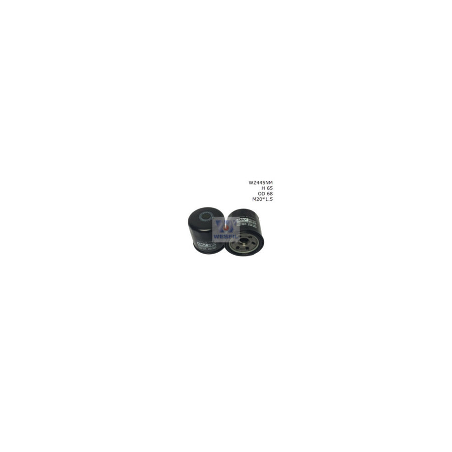 Wesfil OIL FILTER Z445 NISSAN - WZ445NM