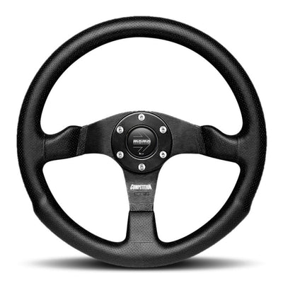 MOMO Competition Black Leather 350mm Steering Wheel - 11108365211L
