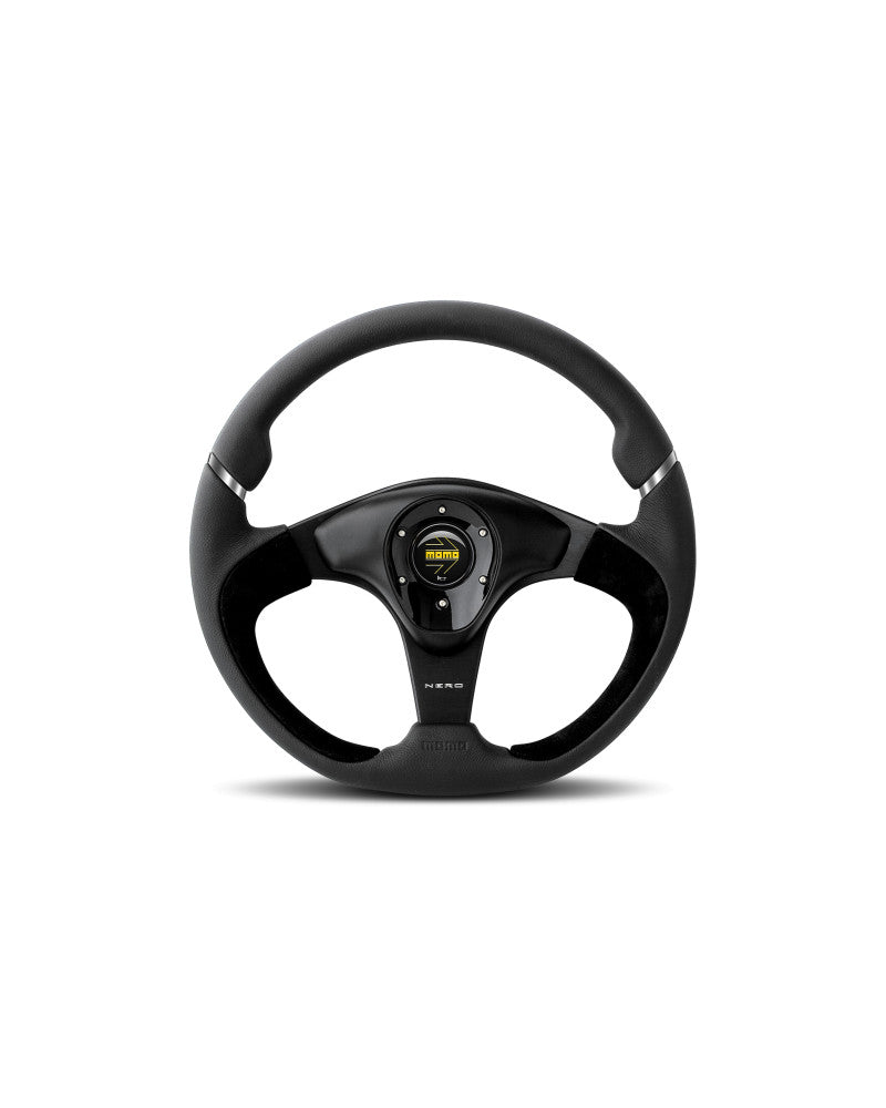 MOMO Nero Black Leather 350mm Steering Wheel - VNERO35000NER