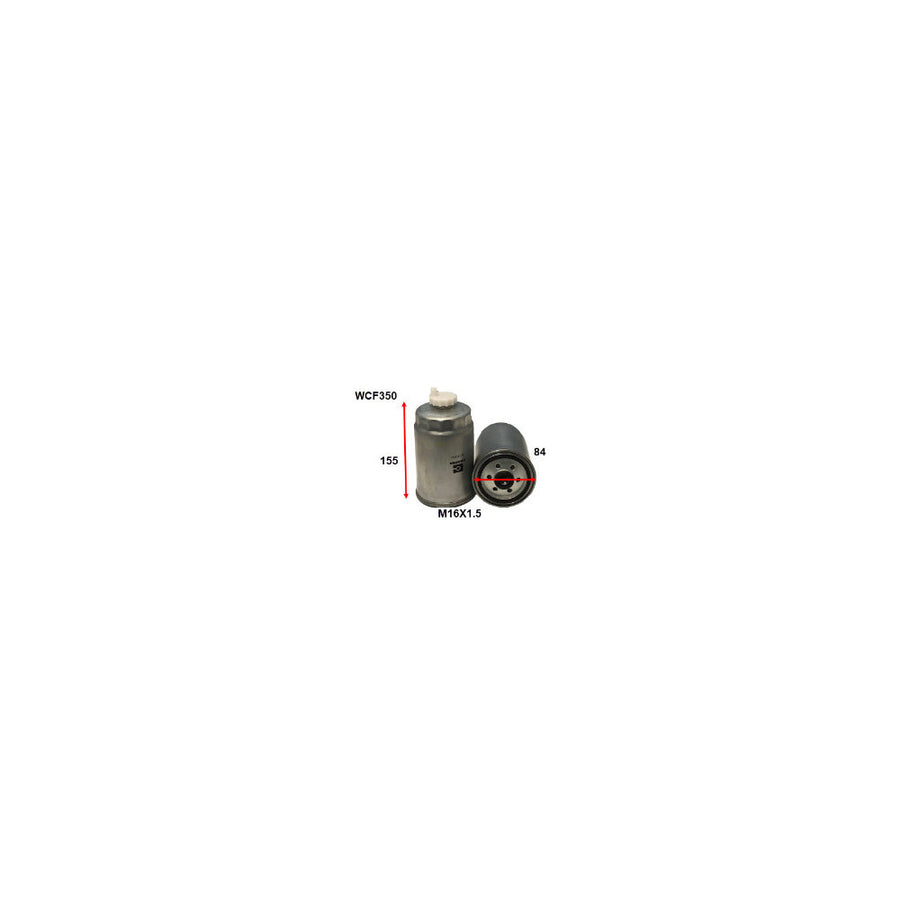 Wesfil DIESEL FUEL FILTER Z952 CHRYSLER/FIAT - WCF350