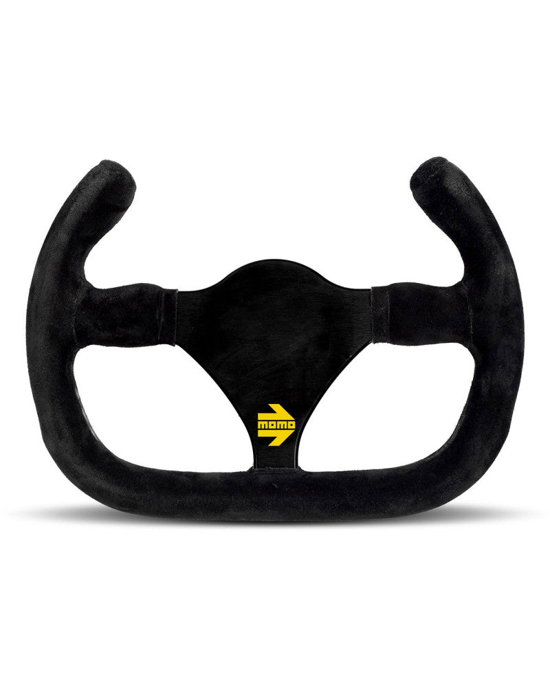 MOMO MOD.27/C Black Suede Steering Wheel 270mm - 11150272761R