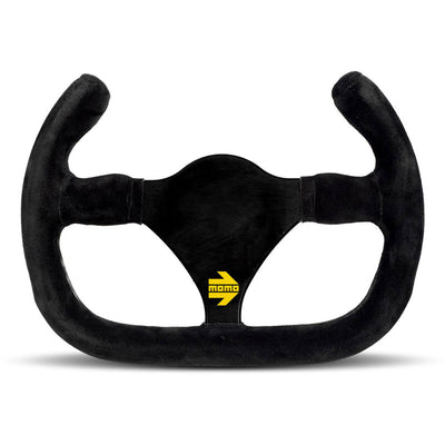 MOMO MOD.27/C Black Suede Steering Wheel 270mm - 11150272761R