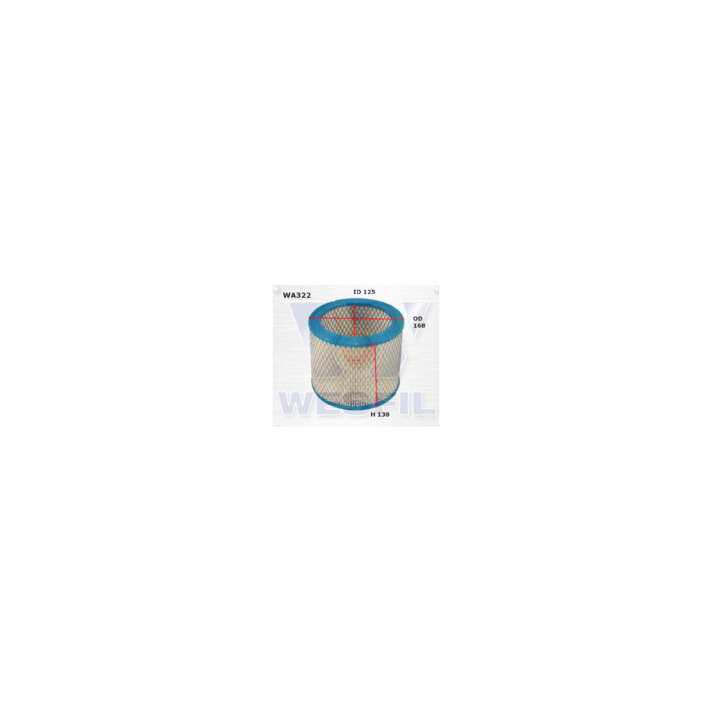Wesfil AIR FILTER A322 MITSUBISHI - WA322