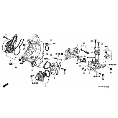 HONDA OEM GASKET EGR PASSAGE