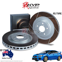 DIXCEL TYPE FS BRAKE DISCS - SUBARU STI VAB 18-21 (FRONT, 6-PISTON BREMBO 340 X 30MM) ROTOR