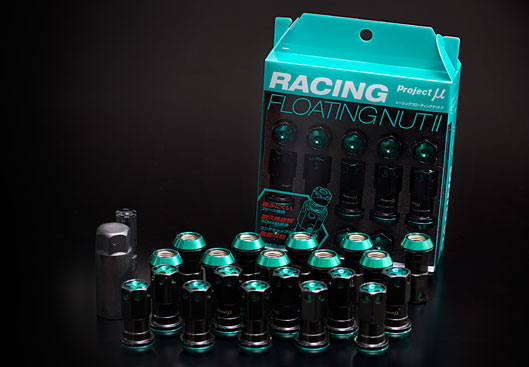 Project Mu Racing Floating Nut II Lock Set - M12xP1.5 FN2P150BLN