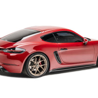 Pre Pregged Carbon Fiber Side Skirts for Porsche 718 Cayman/Boxster S,T,GTS,GTS 4.0,Spyder,GT4,GT4RS 981 982 2012-2025