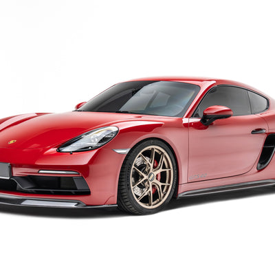 Pre Pregged Carbon Fiber Side Skirts for Porsche 718 Cayman/Boxster S,T,GTS,GTS 4.0,Spyder,GT4,GT4RS 981 982 2012-2025