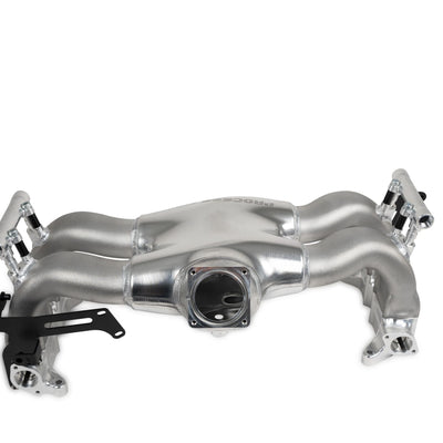 Process West Intake Manifold w/Port Injection Fuel Rails - Raw Finish - Subaru WRX VB VN