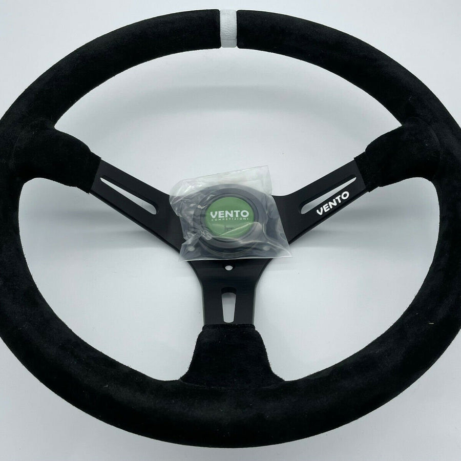 Vento Vendetta 350mm Suede Steering Wheel Dished