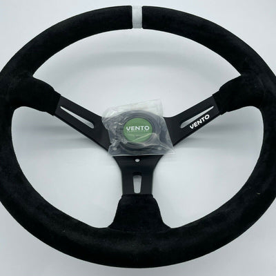 Vento Vendetta 350mm Suede Steering Wheel Dished
