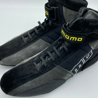 Momo Race Boots Black & Grey Size 46