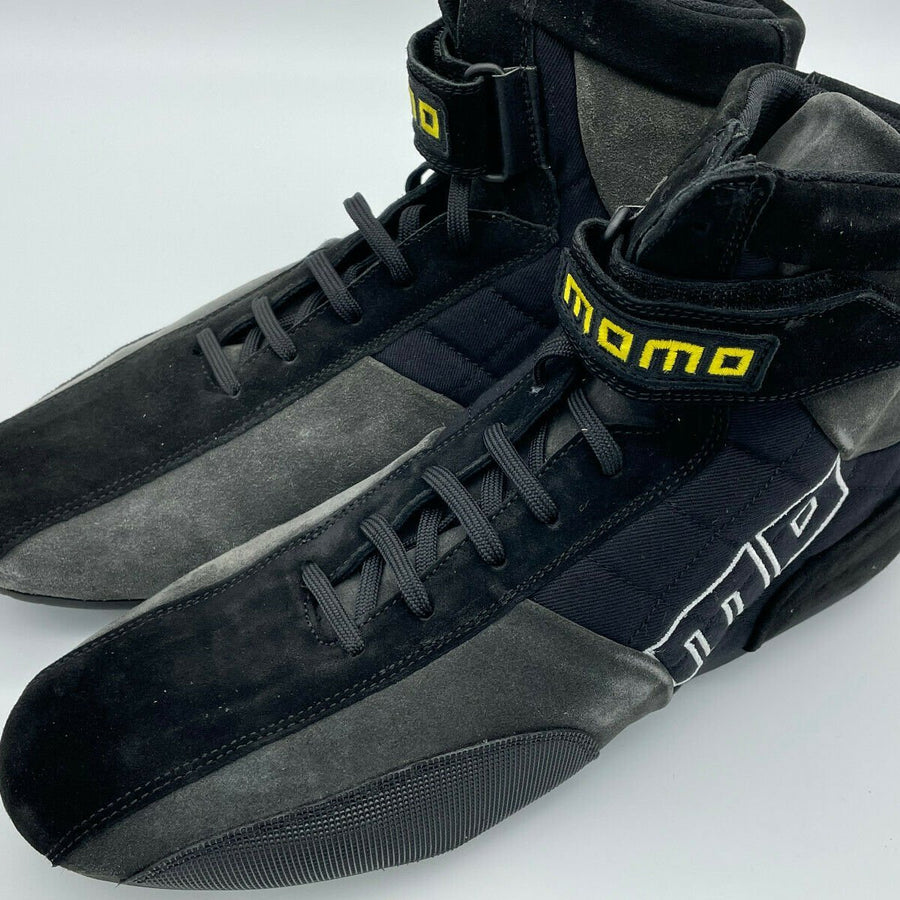 Momo Race Boots Black & Grey Size 46