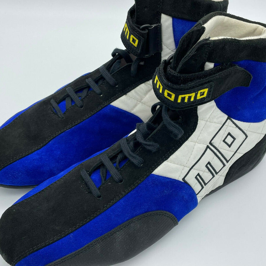 Momo Race Boots Racer Blue Size 46