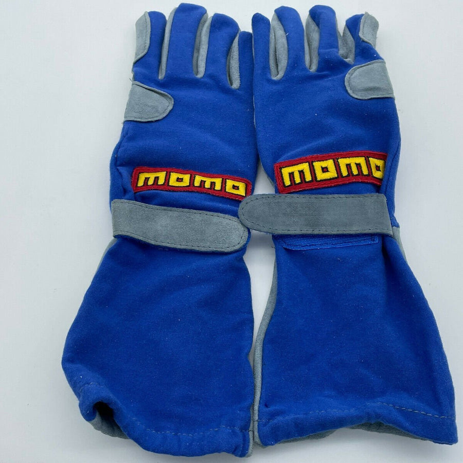 Momo Race Gloves FIA Le Mans Blue/Grey Size 6