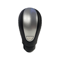 MOMO Gear Knob Combat Evo Silver Black Leather
