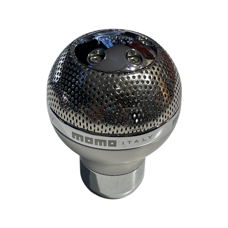 Momo Gear Knob Sphere Airmetal Aluminium Chrome