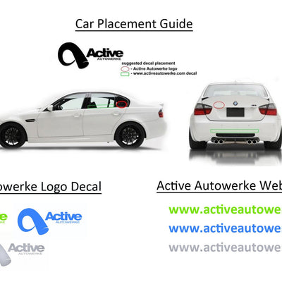 Active Autowerke Active Sticker Pak – boost blue