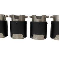 Active Autowerke Active exhaust tips carbon over black chrome – 2014+ M2 / M2C / M3 / M4
